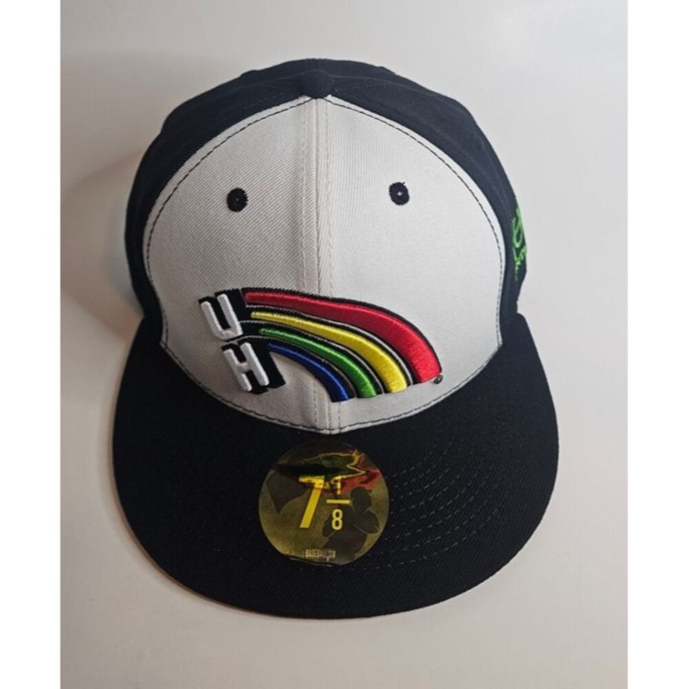 University Hawaii Rainbow Warriors NCAA Baseball Fitted Hat Size 7 1/8 Cap Manoa